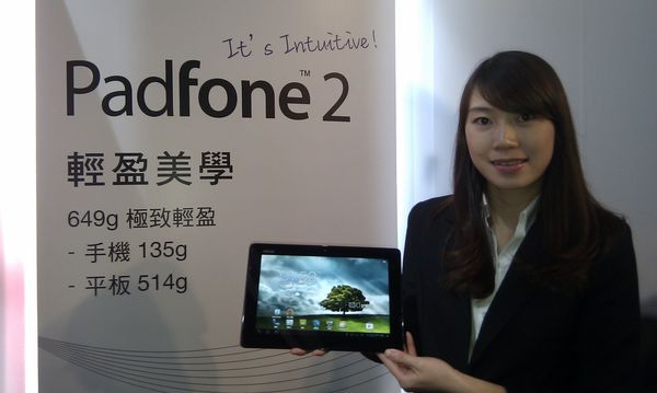 華碩變形手機 PadFone 2 價格出爐 單機 17,901 起