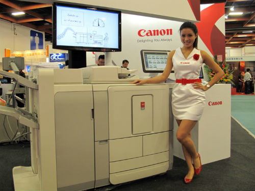 2012 台北國際印刷機材展 Canon 展出最新數位印刷設備