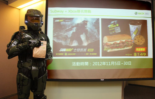 SUBWAY 與 Xbox 聯名開戰推出士官長餐，點餐就有機會抽中最後一戰 4 限量主機。