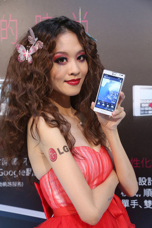 LG Optimus L9 承襲 L-Style 的經典時尚設計，9.1mm 的厚度更顯俐落