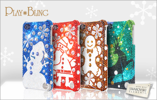 PLAYBLING 聖誕限定款 iPhone 5 保護殼(左 123 為香港 TOTO 設計 右圖1為菲律賓 Anjo 設計)