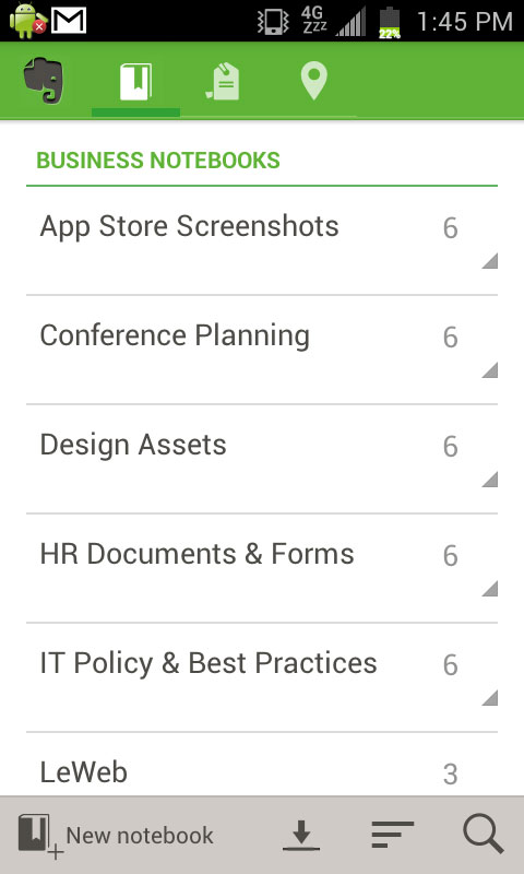 Evernote 企業版 Evernote Business 在七國推出