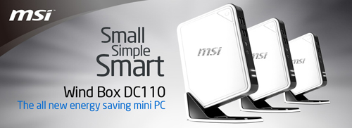 微星推出全新桌上型電腦 Wind Box DC110