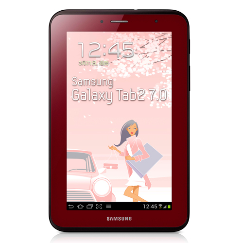 Samsung GALAXY Tab 2 7.0 La Fleur「薔薇紅」建議售價 NT$9,900 元  預計4/1 於全台各大通路開始販售