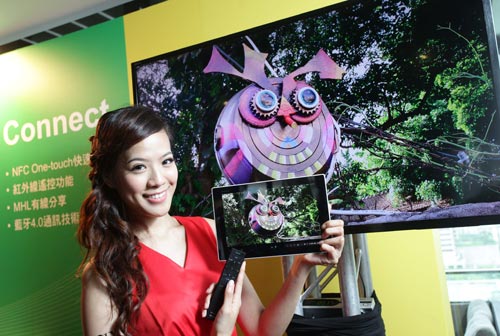 One-touch 無線連結功能,可與其他支援 NFC 功能的 Sony 裝置傳輸音樂、照片等檔案