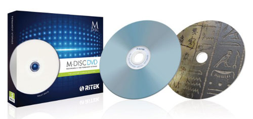 錸德雲端備份 藍光 M-DISC 千年光碟 八月正式量產