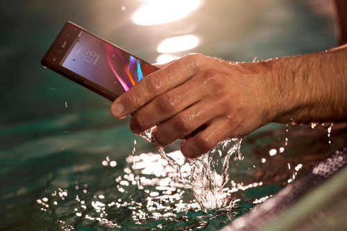 Xperia Z Ultra 擁有防水防塵的無憂設計