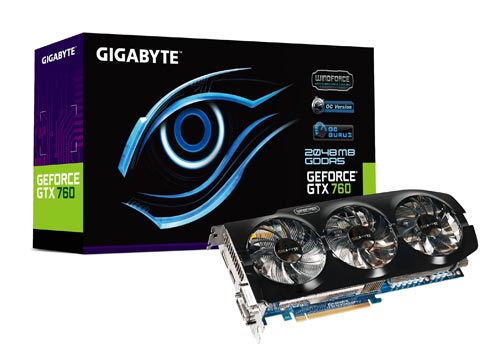 技嘉科技發表 GeForce GTX 760 超頻版顯示卡
