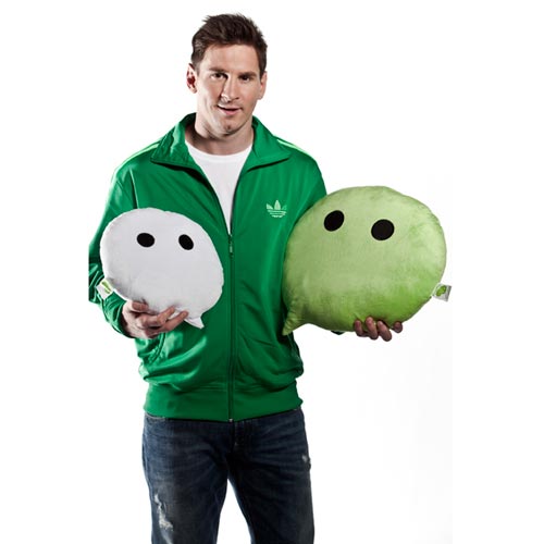 世界各地的粉絲現在可透過 WeChat 與梅西輕鬆進行互動。