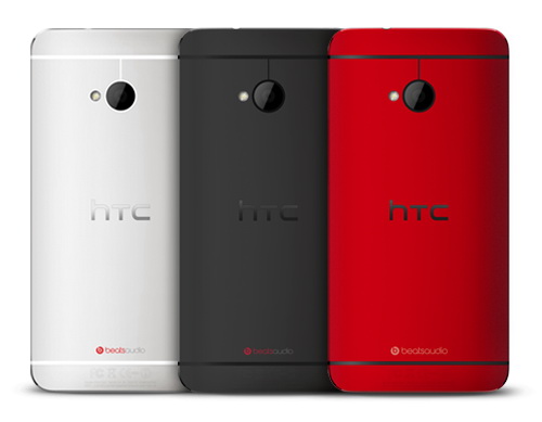 新 HTC One 將有銀黑紅三色供消費者選購。（圖：HTC 英國官網）