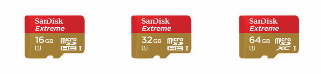 SanDisk 推出 Extreme 系列 MicroSDHC/SDXC 高速記憶卡