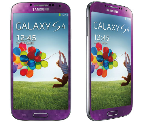 Samsung GALAXY S4 「星耀紫」「星燦粉」閃耀新色登場