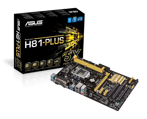 華碩推出搭載 Intel H81 晶片組系列主機板