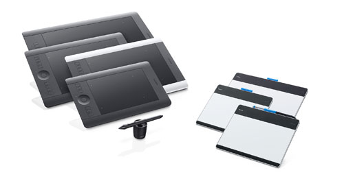 Wacom 打造新一代 Intuos 產品線- Intuos(右). Intuos Pro(左)