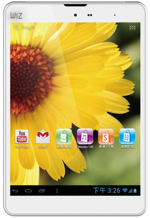 Wiz T-518 搭載7.85 吋絢麗 IPS 螢幕、3.9mm 極細邊框及超薄 8mm 厚度