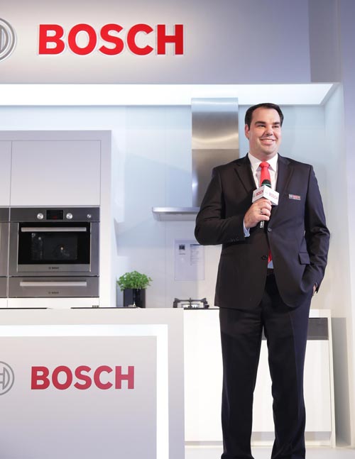 博西家電 BOSCH 台灣區新任董事總經理 Martin Jaeger 出席 2014 博世家電頂級新品發表 共同慶祝