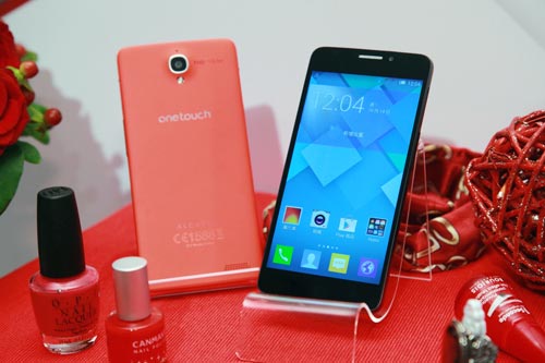 ALCATEL onetouch idol X 熱情紅