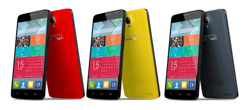 ALCATEL onetouch idol X 在台推出熱情紅、浪漫黃與自由藍繽紛三色設計,輕鬆展現自我時尚態度,行動生活更有型!
