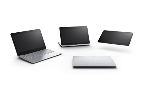 VAIO  Fit multi-flip PC,共發表 13 吋、14 吋、15 吋三機型,結合筆記型電腦、平板電腦及影音觀賞三種不同模式