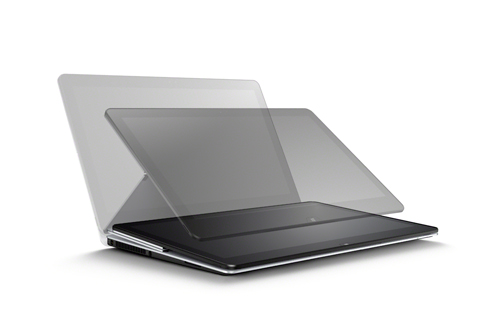 VAIO  Fit multi-flip PC 內建強效作業系統以及 Sony 極致影音科技,最新 multi-flip 多向翻轉式轉軸設計,可自由翻轉螢幕角度操作觀賞