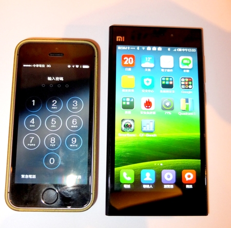 小米3對上iPhone 5s