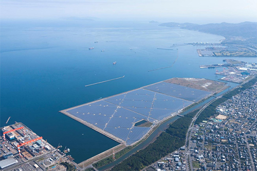大分縣大分市太陽能電廠,圖片擷取自網路