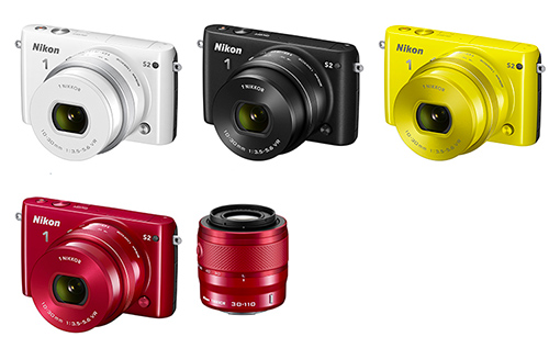 Nikon 1 S2 共推出四色配置,畫面擷取自 Nikon 官網
