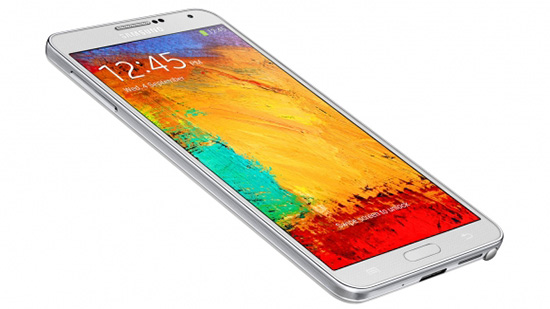 Galaxy Note 4 的螢幕將會比現在 Note 3 的 5.7 寸更大,圖片來源:Samsung