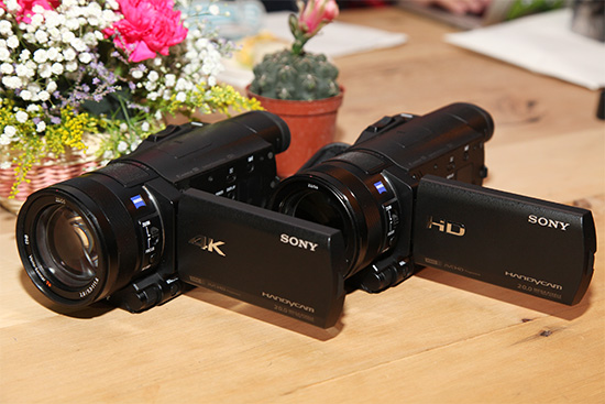 這次 Sony 同時推出拍攝 4K 影像的 FDR-AX100 與 Full HD 等級的 HDR-CX900