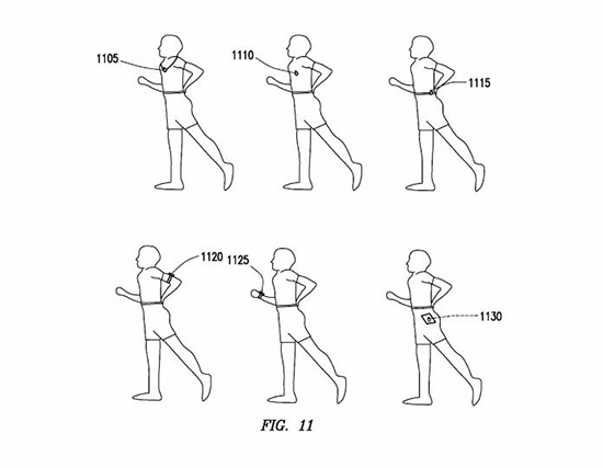 可以佩戴在不同位置，畫面擷取自 9to5Google 網站