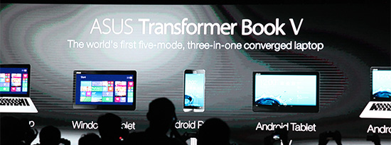 五度變形!華碩於 Computex 推出最新一代 Transformer Book V