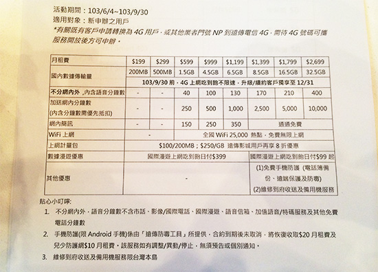 月租 199 元起!遠傳 4G 今天開台