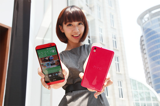 搶進女性市場!HTC 推出 Desire 816 蜜桃紅與 HTC One 熱戀紅雙新色