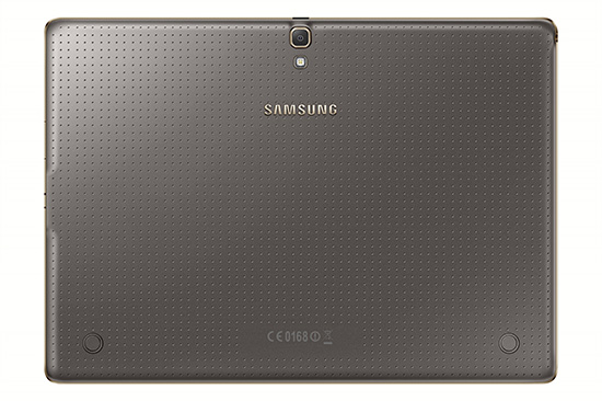 跟 Galaxy S5 一樣採用點點風格背蓋