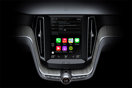 與圖中的 CarPlay 相同，GAL 也將採用以手機為主的連結形態