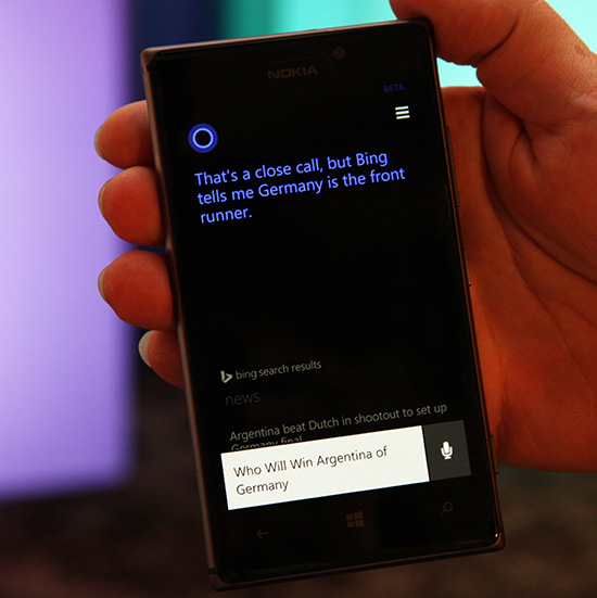 2014 世界盃決賽誰獲勝?!Bing 表示....勝!!!