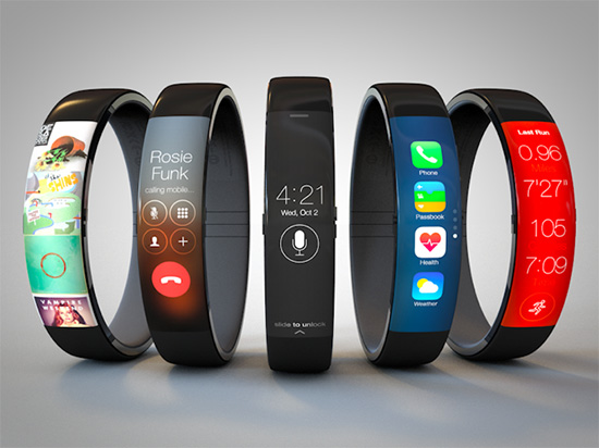Apple iWatch 眾多想像圖之一,圖片擷取自 Macrumor 網站