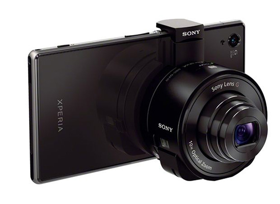 QX30 為圖中 QX10 的後繼款式,光學變焦從原本的 10 倍增加至 30 倍