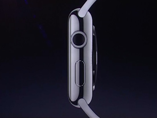 除了觸控螢幕外,Apple Watch 在側邊還具有可操作的滾輪與按鍵