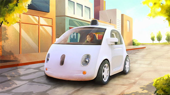 畫面擷取自 Google Self-Driving Car Project Google+ 網站