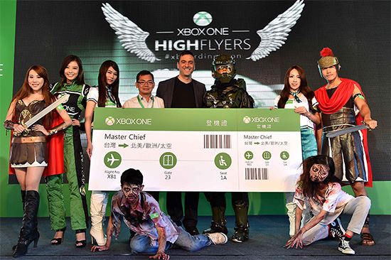 台灣微軟之前還推出 「XBox High Flyer 玩遊世界」玩家獎勵活動