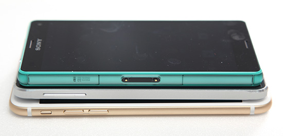 Apple iPhone 6 V.S Samsung Galaxy Alpha V.S Sony Xperia Z3 Compact!美日韓小尺寸旗艦手機比拼:外形手感篇