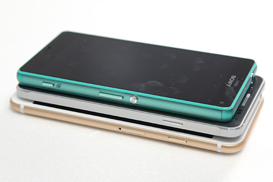 Apple iPhone 6 V.S Samsung Galaxy Alpha V.S Sony Xperia Z3 Compact!美日韓小尺寸旗艦手機比拼:外形手感篇