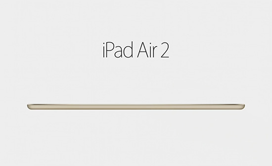 Apple 在今天的活動中正式發表新款平板電腦 iPad Air 2 與 iPad Mini 3