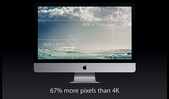 Apple 這次也發表了搭載 5K 超高解析度螢幕的 iMac 桌上型電腦