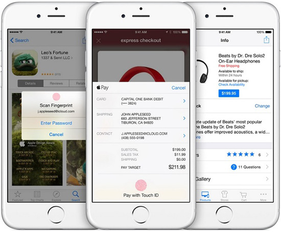 初期 Apple Pay 將會以 in-App Purchase 線上購買付款為主