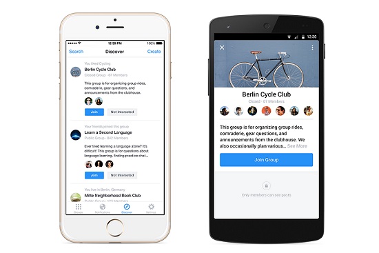 Facebook 推出「Facebook Groups」即時掌握社團動態