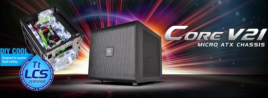 效能加倍!全新 Core V21 平躺式 M-ATX概念機殼