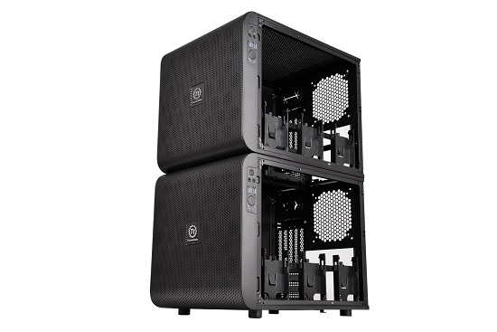 效能加倍!全新 Core V21 平躺式 M-ATX概念機殼