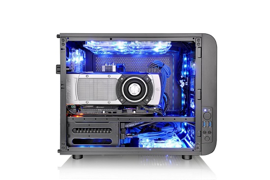 效能加倍!全新 Core V21 平躺式 M-ATX概念機殼